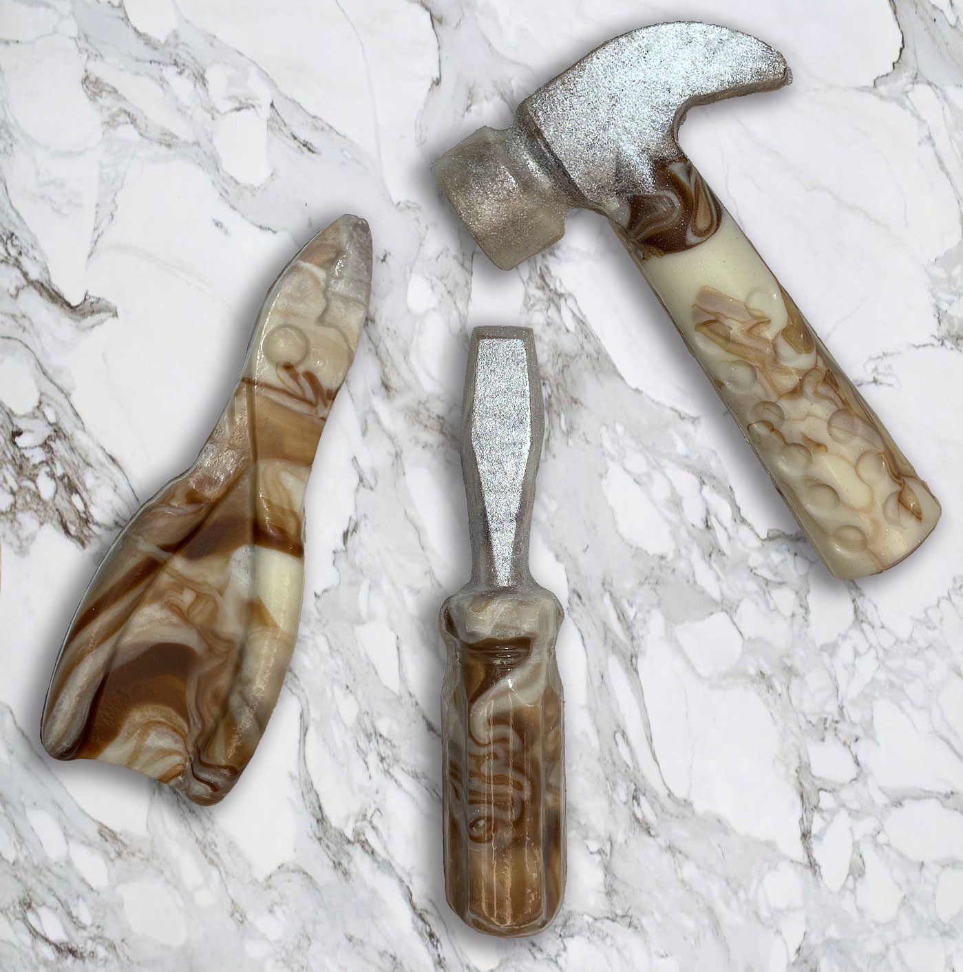 3 Piece Tool Set Marbled