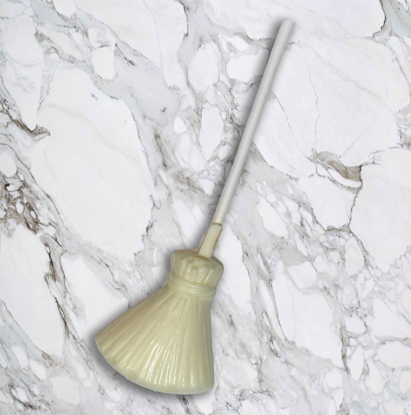 Chocolate broom White