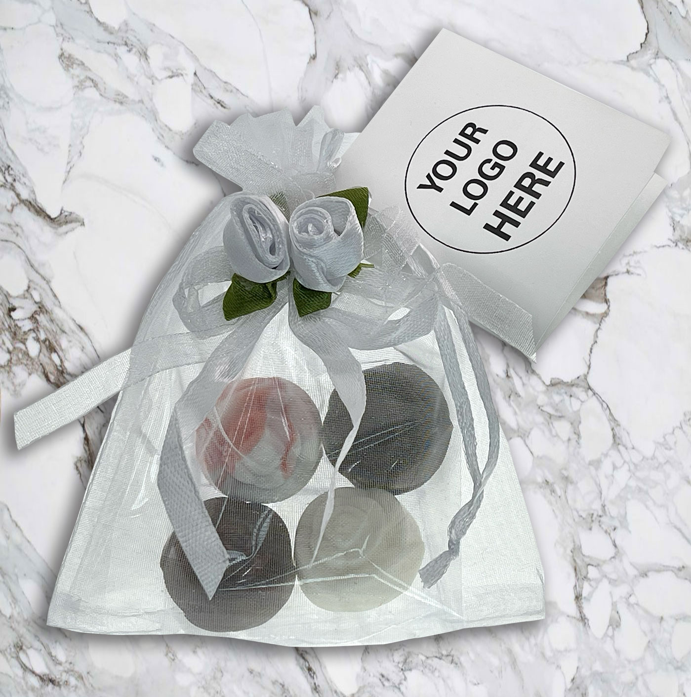 Mini Rose Organza Bag