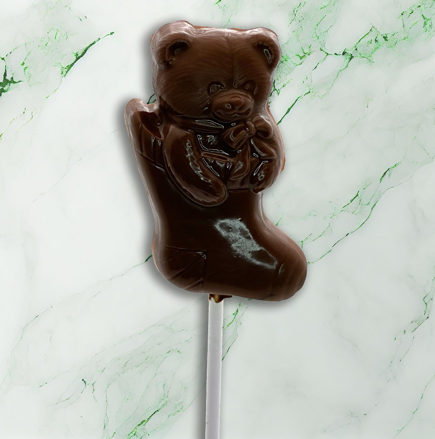 Bear xmas lollipop milk