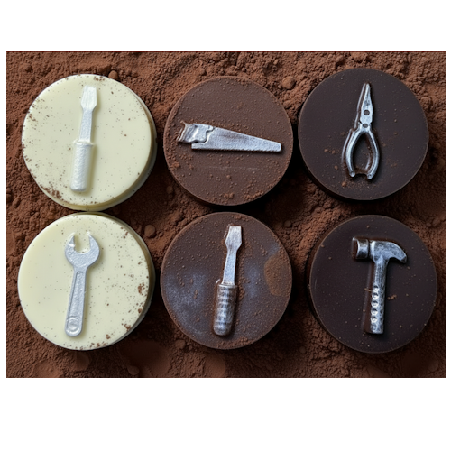 Chocolate Tool Sandwich Cookies