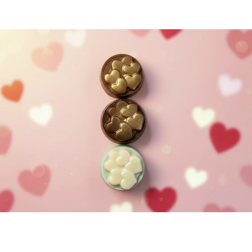 Chocolate Dipped Cluster Heart Buildable Sandwich Cookie