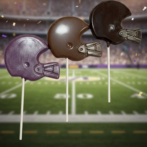 Chocolate Football Helmet