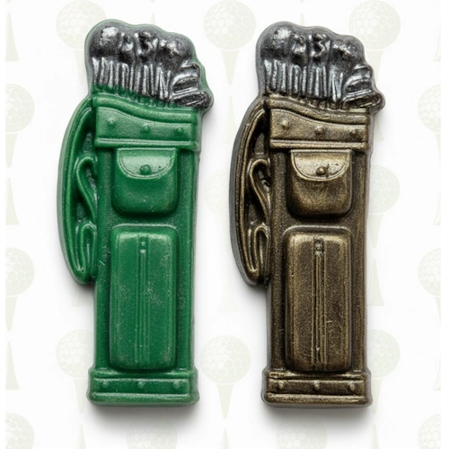 Golf Bag with Clubs Chocolate