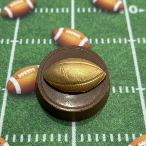 Chocolate Football Buildable Sandwich Cookie