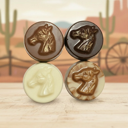 Chocolate Dipped Sandwich Cookie – Western Horse
