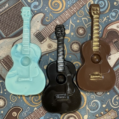 Large Acoustic Chocolate Guitar