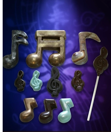 Assorted Chocolate Music Notes
