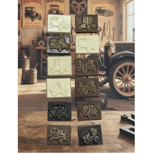 Chocolate Classic Car Tiles