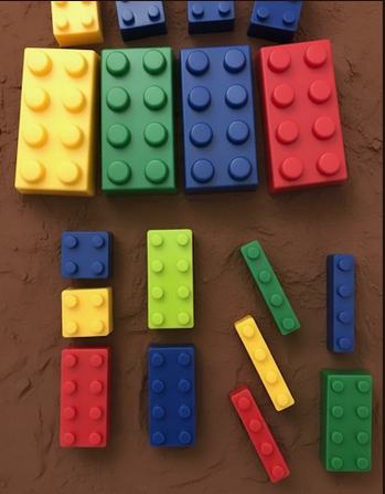 Chocolate Lego Blocks