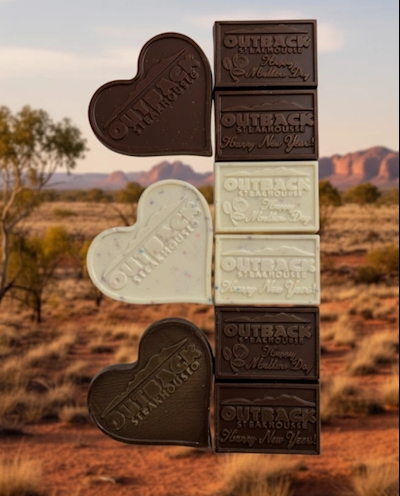 Outback Logo Chocolate Plaque