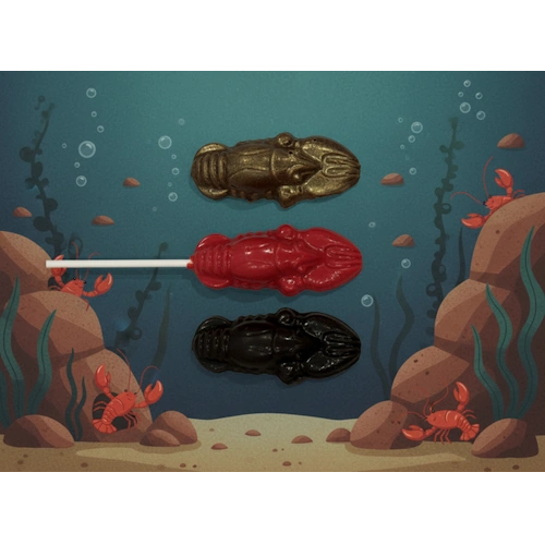 Closed Chocolate Lobster Pops