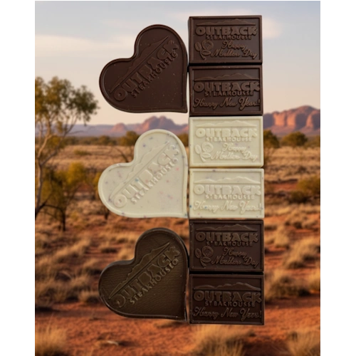 Outback Logo Chocolate Heart