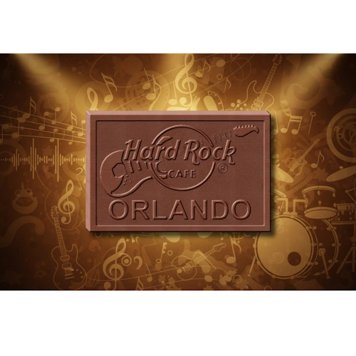 Hard Rock Cafe Custom Chocolate Plaque