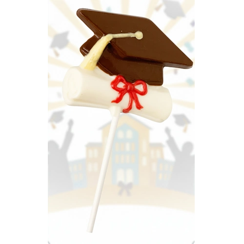 Grad Pop with Diploma