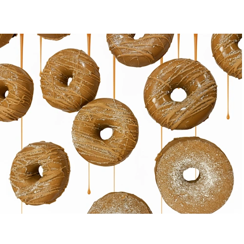 Salted Caramel Apple Cider Dunkable Donut