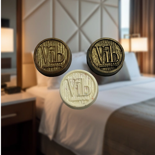 VIB Logo Chocolate Dipped Sandwich Cookie