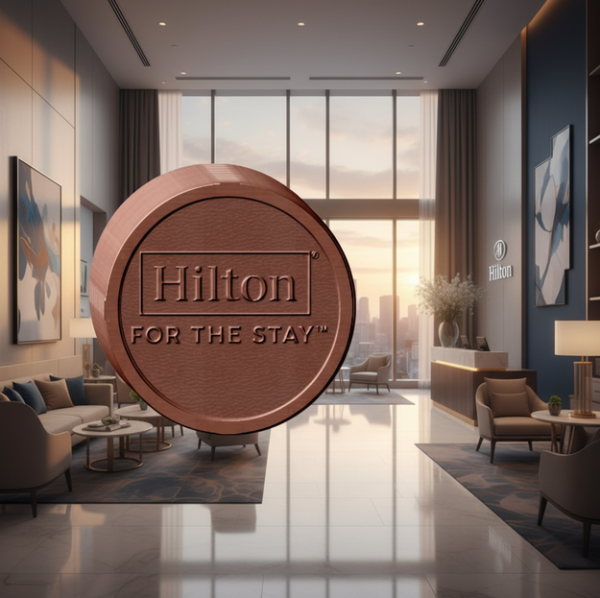 Hilton For the Stay Chocolate Dipped Sandwich Cookie