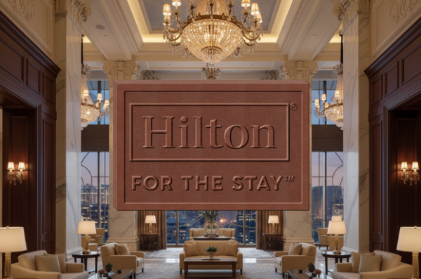 Hilton For the Stay Chocolate Plaque