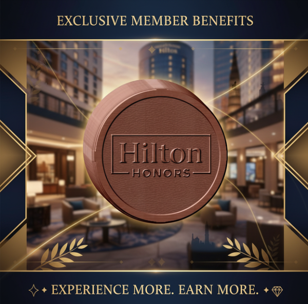 Hilton Honors Chocolate Dipped Sandwich Cookie